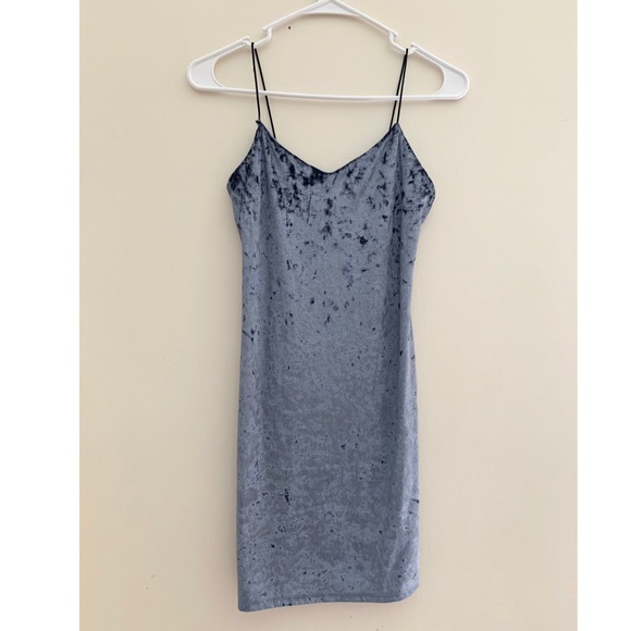 Velvet Mini Slip Dress